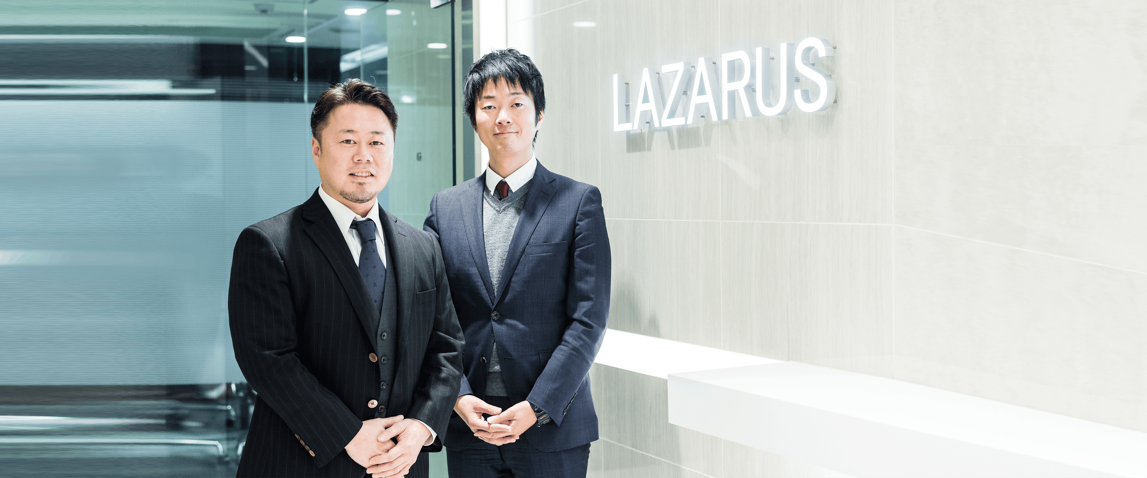 株式会社LAZARUS 村田彰弘氏 × ファインシステム 山内祐司 インタビュー撮影