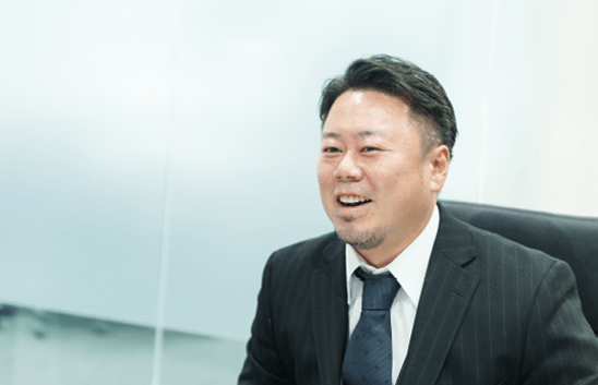 インタビューの様子