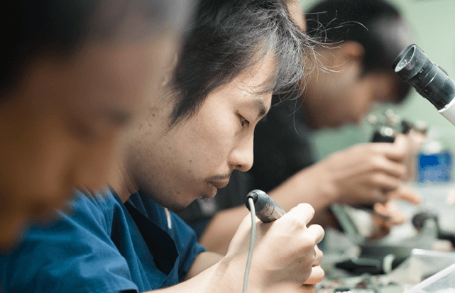 インタビューの様子